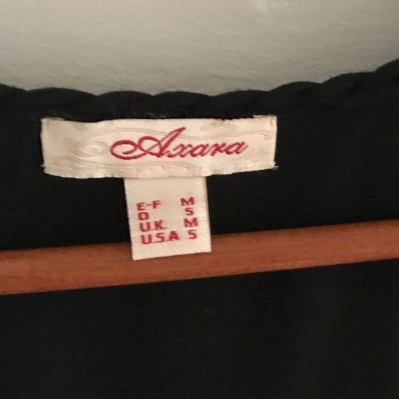 Axara Women’s Tank top Grungy Y2k Black embellished Art-Wear Artsy Sz M - Picture 2 of 8